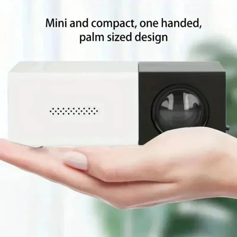 YG300 Projector Smart Home Theater HD Projector Portable Projector Mini Projector Mobile Phone Projection 1080 Outdoor Projecton - Electryx