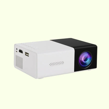 Proyector portátil YG300 para el hogar, conexión inalámbrica para teléfono móvil, compatible con USB, HDMI - Electryx