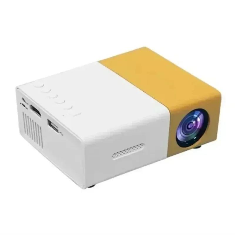 LED Home Theater Projector Small portable outdoor projector 300 lumens Home Theater Outdoor camping office meeting - Electryx