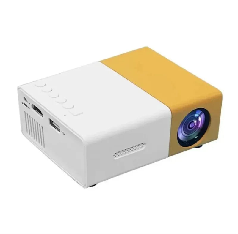 LED Home Theater Projector Small portable outdoor projector 300 lumens Home Theater Outdoor camping office meeting - Electryx