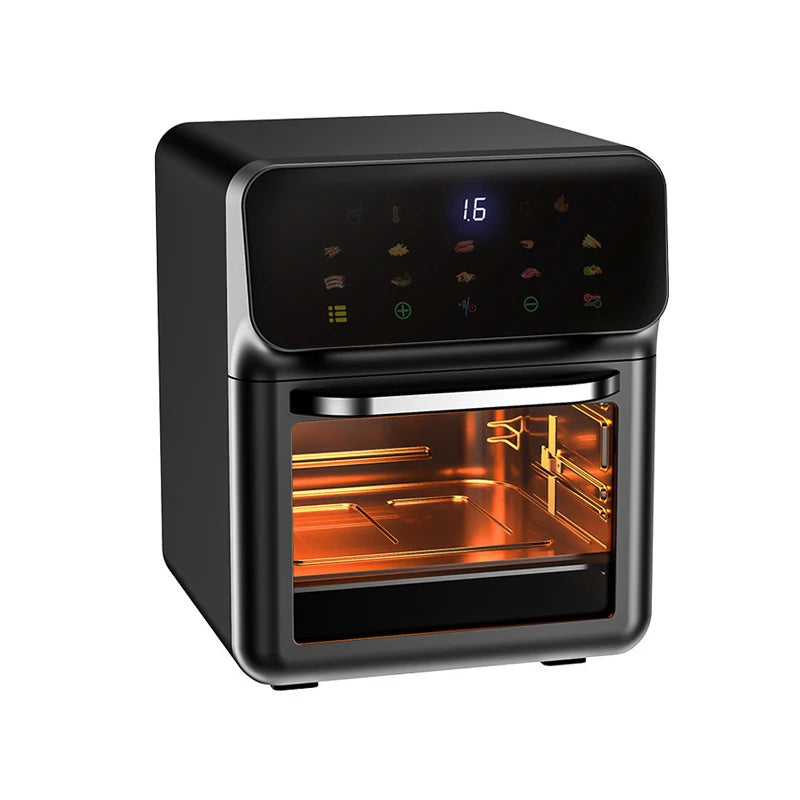 10L Large Capacity Electric Air Fryers Oil-free Automatic Household Kitchen 360°Baking Convection Oven Deep Fryer without Oil - Electryx