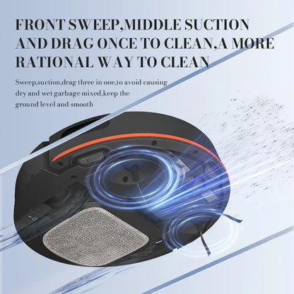OB16 Pro 4000Pa Automatic Recharge Intelligent Sweeping Robot With Voice APP Control Fully Automatic Sweeping Suction Dragging - Electryx