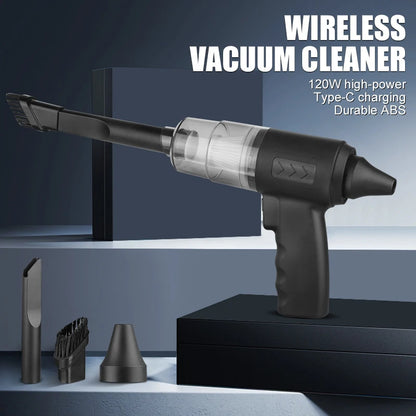 Car Hoover Suction Blowing All-in-one Wireless Large Suction Handheld Portable Mini Car Super Car Dust Blowing Car Cleaning Tool - Electryx