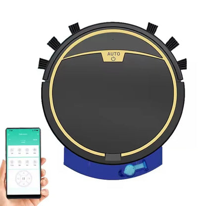 New Wireless Smart Vacuum Cleaner App Control Wet And Dry Floor Sweep 2800PA Suction Super Quiet Mopping Machine Cleaning Robot - Electryx