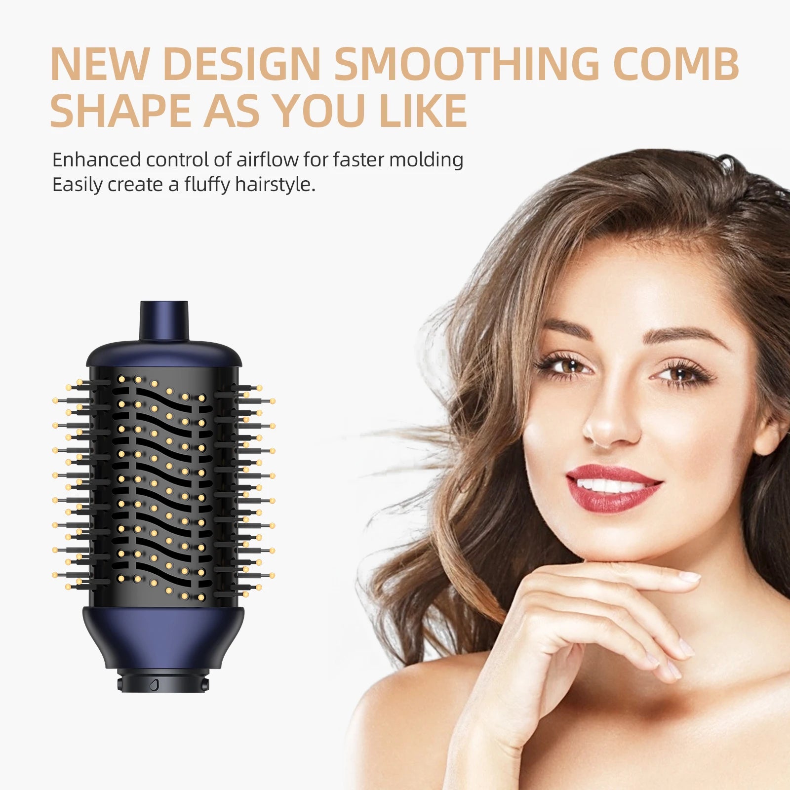 Hair Curler Dryer 6 in1 Air Styler & Hair Dryer for Straight & Wavy Hair Auto-Wrap Curlers Hair Staightener Blow Drier - Electryx
