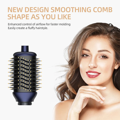 Hair Curler Dryer 6 in1 Air Styler & Hair Dryer for Straight & Wavy Hair Auto-Wrap Curlers Hair Staightener Blow Drier - Electryx