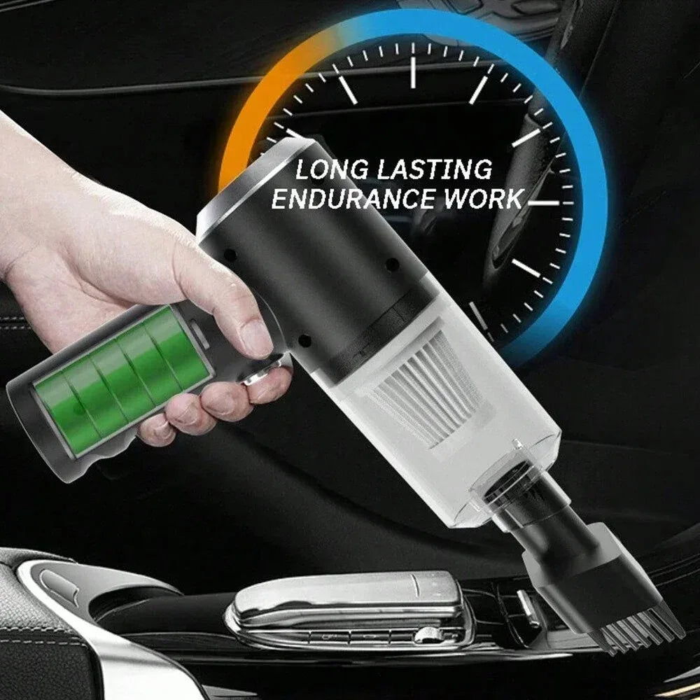 Aspiradora combinada de succión y soplado integrada 3 en 1, aspiradora doméstica con carga USB para coche pequeño - Electryx