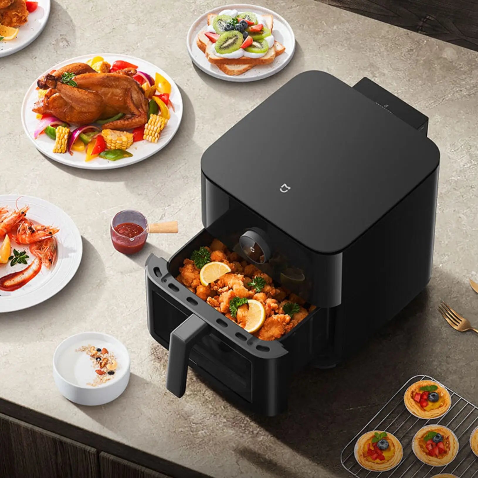 Xiaomi Mijia Smart Air Fryer 6.5L – Version Rôtissage Tendre | Friteuse Sans Huile Multifonction Familiale - Electryx
