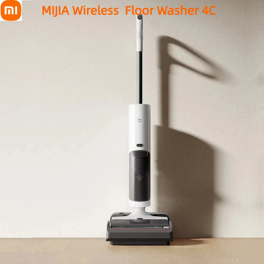 XIAOMI MIJIA Wireless  Floor Washer 4C Wet and Dry Vacuum Cleaner for Home Self Cleaning Crawler Roller Brush Mopping - Electryx