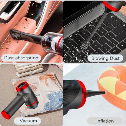 SZUK Car Vacuum Cleaner Strong Suction Wireless Mini Cleaning Machine Powerful Portable Handheld Cleaner for Car and Home - Electryx