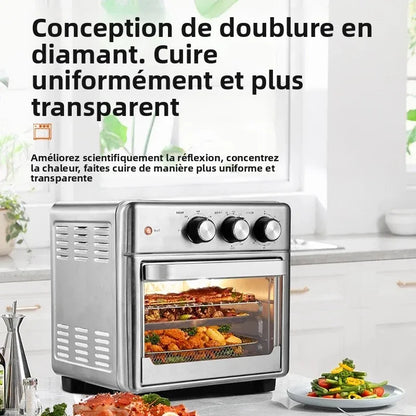 Smart air fryer oven 26L 13L Large Capacity Electric Air Fryers Visible Window Household Kitchen Deep Fryer without Oil EU 220V - Electryx