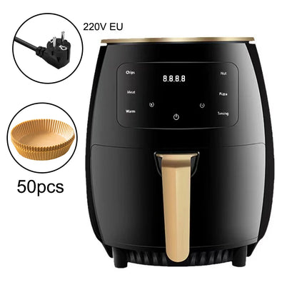 6L Air fryer Multi-functional intelligent touch screen oven Large capacity Electro mechanical  deep fryer for home  airfryer - Electryx
