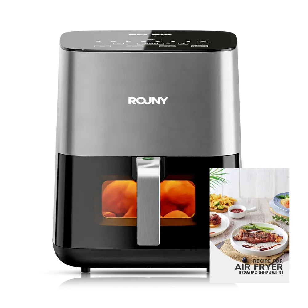 5L Air Fryer, Electric Hot fryer Oven Oilless Cooker with Touch Control & Nonstick Basket & Visible Window, Family Size - Electryx