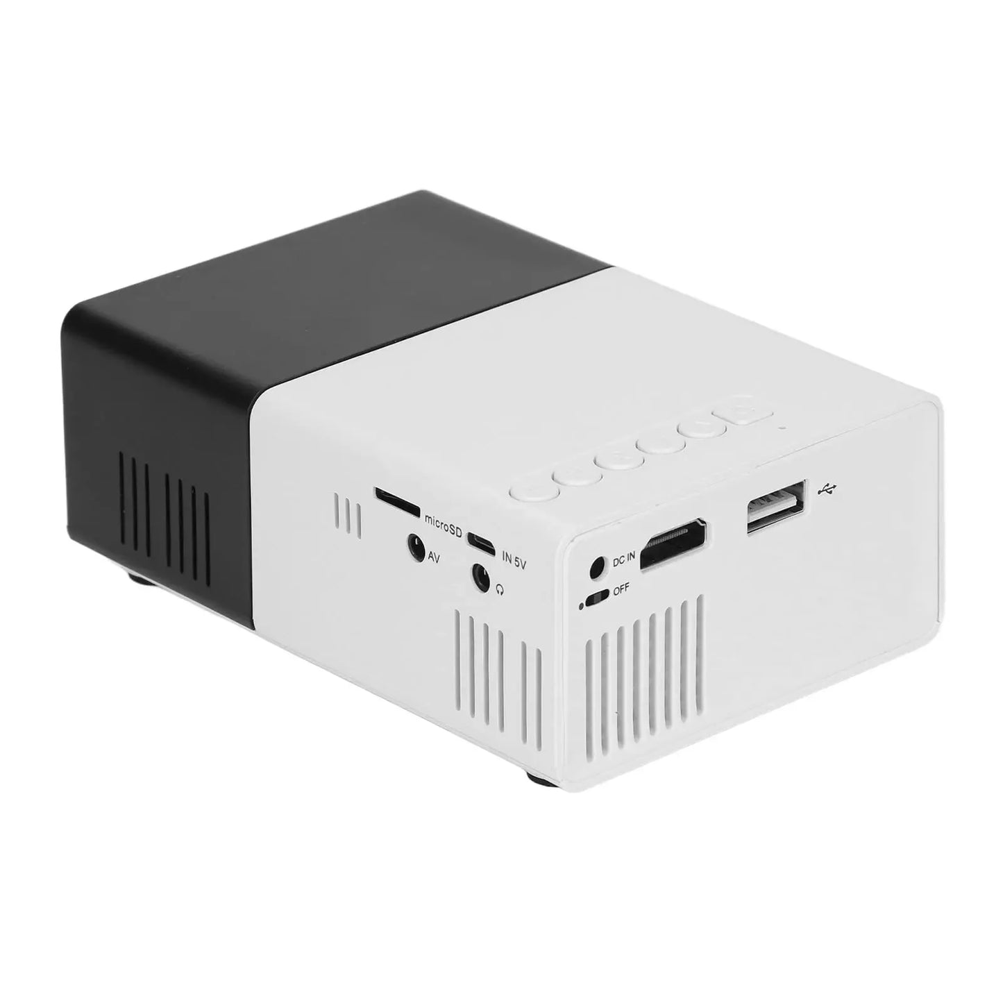 Proyector inteligente HD para cine en casa, miniproyector portátil para teléfono móvil, proyección para exteriores, YG300, 1080 - Electryx