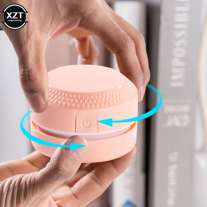 Desktop Cleaner Mini Portable Vacuum Cleaner Office Corner Desk Dust Collector Home Table Sweeper Desktop Coffee Powder Cleaner - Electryx