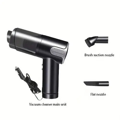 (FST-GZ-023/FST-GZ-024) Red/Silver Wired Handheld Mini Desktop Vacuum Cleaner Portable for Home and Car Use - Electryx