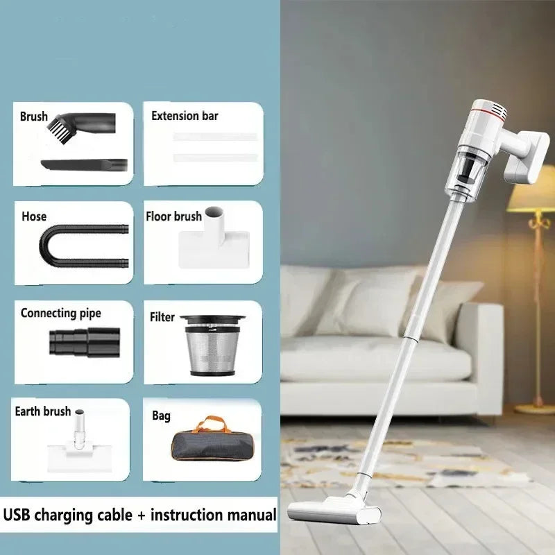 Xiomi 95000Pa Wireless Handheld Vacuum Cleaner Car Use Large Suction and Cordless Portable Cleaning Robot Home Vacuum Cleaner - Electryx