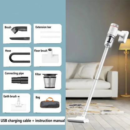 Xiomi 95000Pa Wireless Handheld Vacuum Cleaner Car Use Large Suction and Cordless Portable Cleaning Robot Home Vacuum Cleaner - Electryx