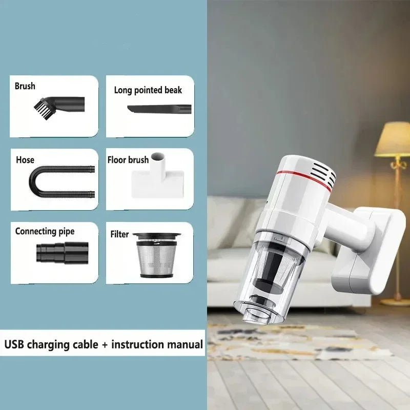 Xiomi 95000Pa Wireless Handheld Vacuum Cleaner Car Use Large Suction and Cordless Portable Cleaning Robot Home Vacuum Cleaner - Electryx