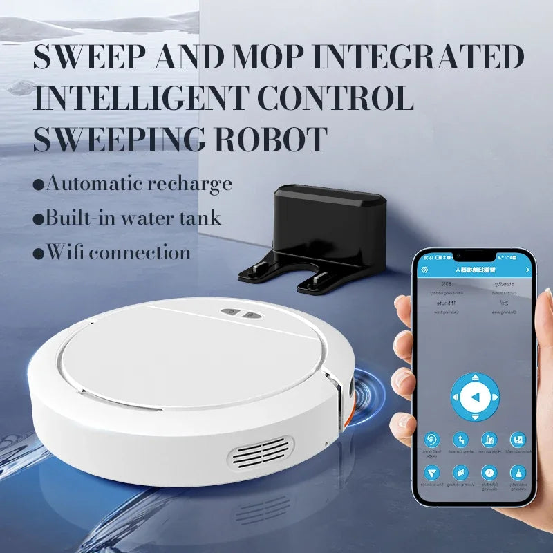 OB16 Pro 4000Pa Automatic Recharge Intelligent Sweeping Robot With Voice APP Control Fully Automatic Sweeping Suction Dragging - Electryx