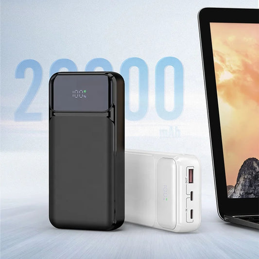 2025 New Products LED Digital Display Powerbank Fast Chargers High Capacity 20000mah Power Bank for Mobile Phone - Electryx