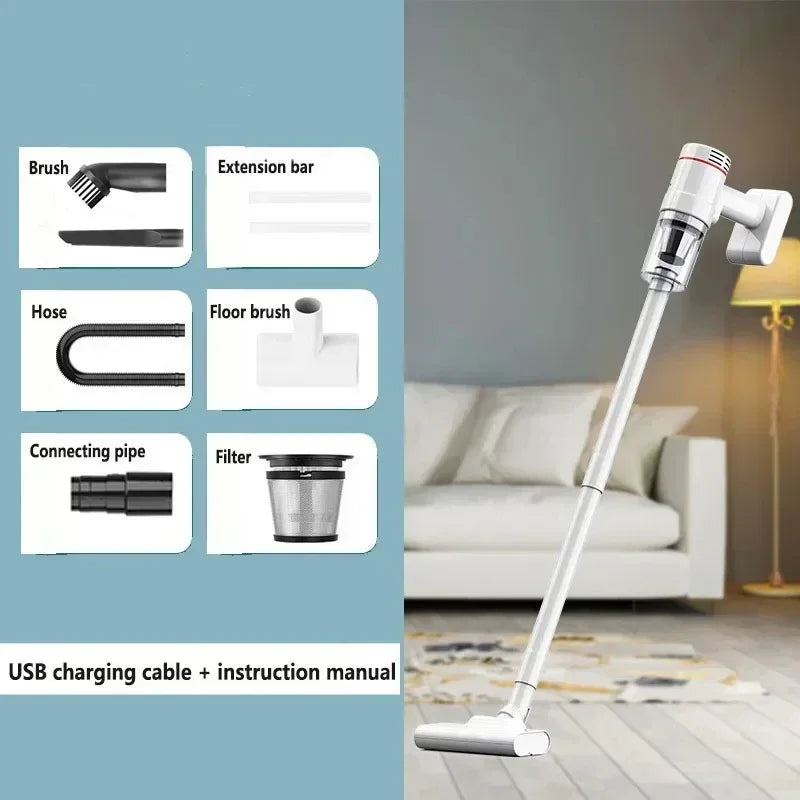 Xiomi 95000Pa Wireless Handheld Vacuum Cleaner Car Use Large Suction and Cordless Portable Cleaning Robot Home Vacuum Cleaner - Electryx