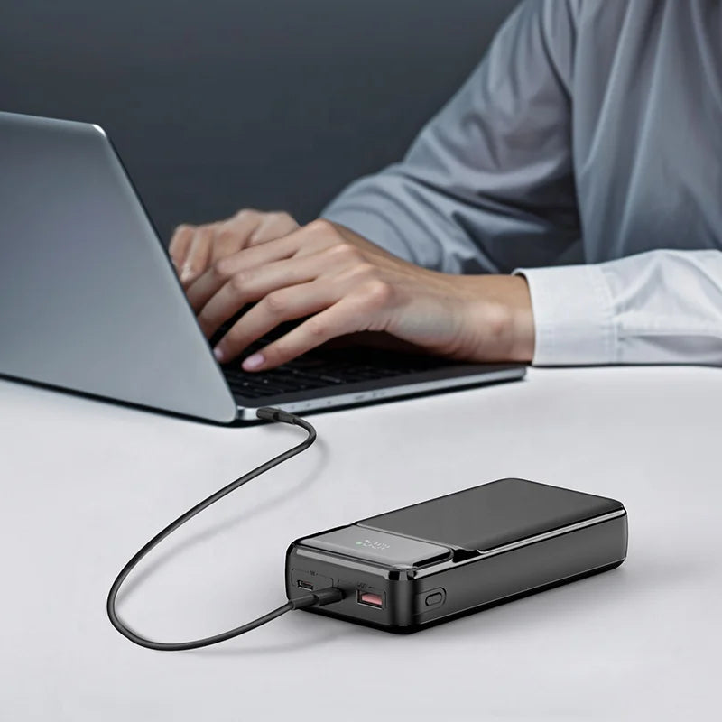 2025 New Products LED Digital Display Powerbank Fast Chargers High Capacity 20000mah Power Bank for Mobile Phone - Electryx