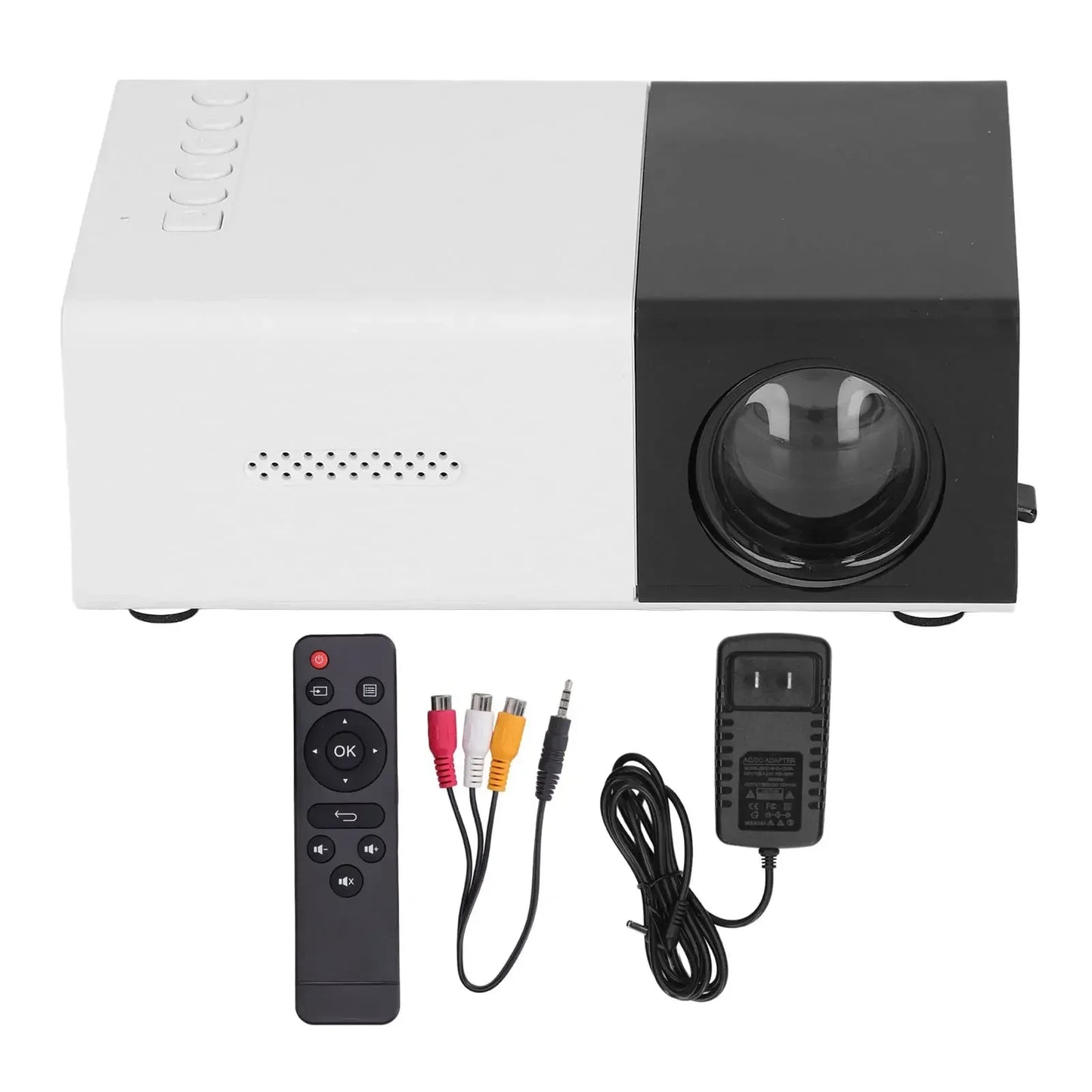 Proyector inteligente HD para cine en casa, miniproyector portátil para teléfono móvil, proyección para exteriores, YG300, 1080 - Electryx