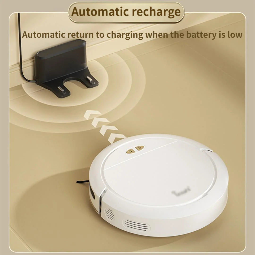 4000Pa Strong Suction Smart Robot Vacuum Cleaner Automatic Charging APP Voice Wake-Up Remote Control Home Floor Clean Robot - Electryx