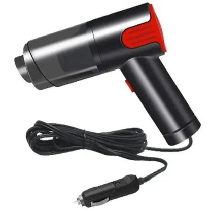 (FST-GZ-023/FST-GZ-024) Red/Silver Wired Handheld Mini Desktop Vacuum Cleaner Portable for Home and Car Use - Electryx