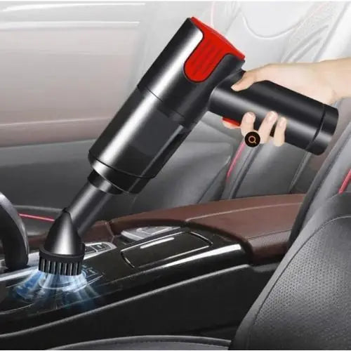 (FST-GZ-023/FST-GZ-024) Red/Silver Wired Handheld Mini Desktop Vacuum Cleaner Portable for Home and Car Use - Electryx