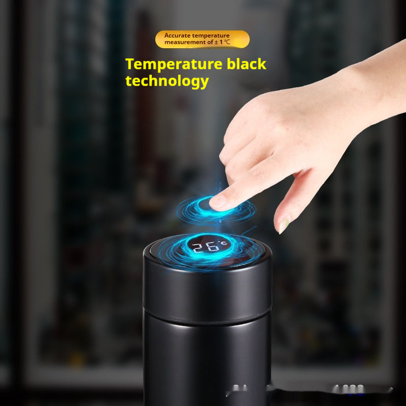 Smart Temperature Display High-grade Insulated Bottle Portable Large Capacity - Electryx