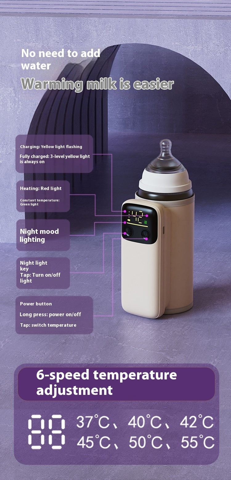 Baby Bottle Insulation Cover Universal Heating Constant Temperature Milk Warmer - Electryx