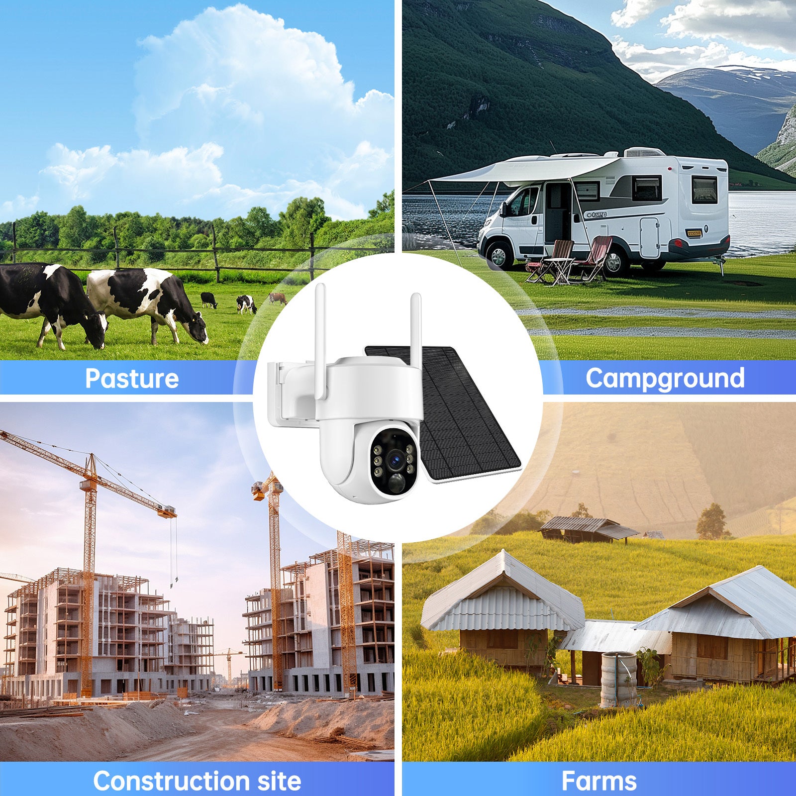 Caméra PTZ 4G 4MP – Mini dôme motorisé 360°, suivi intelligent & vision nocturne - Electryx