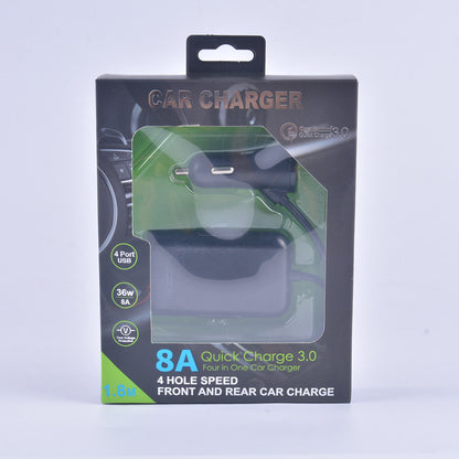Four-port Charger Fast Car Charger Fast Charge - Electryx