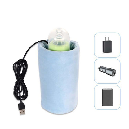 Baby Bottle Warmer Insulation Cover USB Car Portable - Electryx