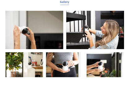 Caméra Wi-Fi IMILAB A1 – 2K HD, vision 360° & détection intelligente - Electryx